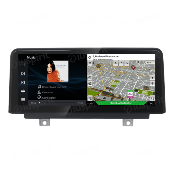 ANDROID navigatore per BMW Serie 1 F20 2017-2019 Sistema EVO CarPlay Android Auto WI-FI GPS 4G LTE Bluetooth 4GB RAM 64GB ROM - immagine 3