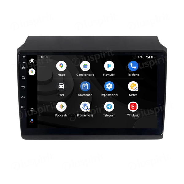 ANDROID autoradio navigatore per Fiat Ducato Citroen Jumper Peugeot Boxer Android Auto GPS USB WI-FI Bluetooth 4G LTE - immagine 6