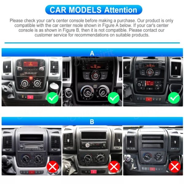 ANDROID autoradio navigatore per Fiat Ducato Citroen Jumper Peugeot Boxer Android Auto GPS USB WI-FI Bluetooth 4G LTE - immagine 8