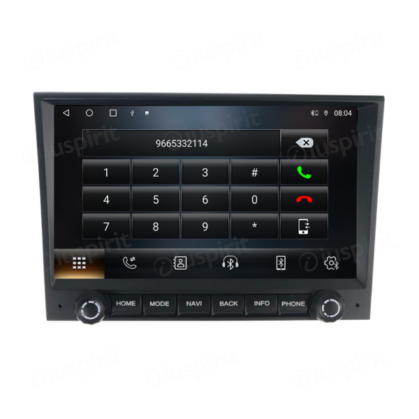 ANDROID autoradio navigatore per Porsche 911 996 997 986 Porsche Cayman Porsche Boxster CarPlay Android Auto GPS USB WI-FI Bluetooth 4G LTE Nero - immagine 4