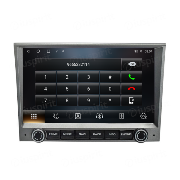 ANDROID autoradio navigatore per Porsche 911 996 997 986 Porsche Cayman Porsche Boxster CarPlay Android Auto GPS USB WI-FI Bluetooth 4G LTE Grigio - immagine 2