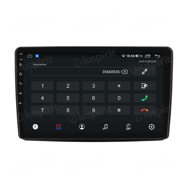 ANDROID autoradio navigatore per Fiat Panda 2003-2012 Android Auto GPS USB WI-FI Bluetooth 4G LTE - immagine 2