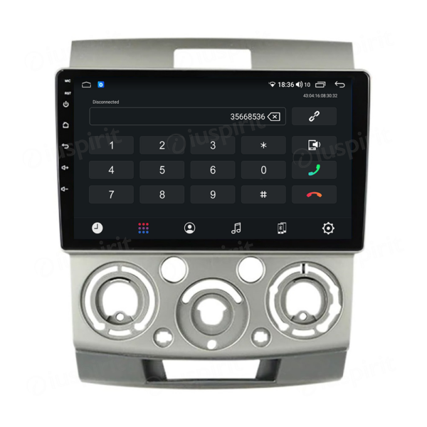 ANDROID autoradio navigatore per Ford Ranger Mazda BT 50 2006-2010 CarPlay Android Auto GPS USB WI-FI Bluetooth 4G LTE - immagine 2