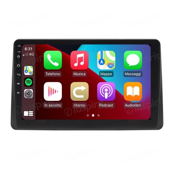 ANDROID autoradio navigatore per Renault Duster Renault Arkana 2019-2022 CarPlay Android Auto GPS USB WI-FI Bluetooth 4G LTE