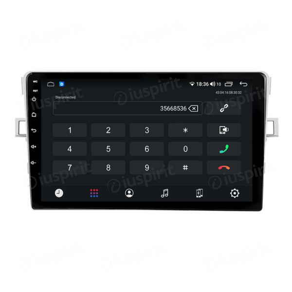 ANDROID autoradio navigatore per Toyota Verso EZ 2010-2015 CarPlay Android Auto GPS USB WI-FI Bluetooth 4G LTE - immagine 2