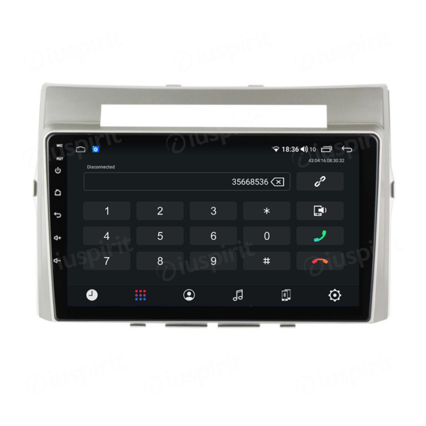 ANDROID car navigation system for Toyota Corolla Verso 2004-20009 CarPlay Android Car GPS USB WI-FI Bluetooth 4G LTE - Image 2