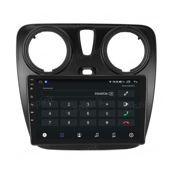 ANDROID car navigation system for Dacia Dokker Dacia Lodgy CarPlay Android Auto GPS USB WI-FI Bluetooth 4G LTE - Image 2