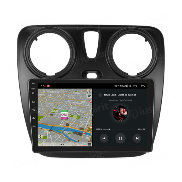 ANDROID car navigation system for Dacia Dokker Dacia Lodgy CarPlay Android Auto GPS USB WI-FI Bluetooth 4G LTE - Image 3