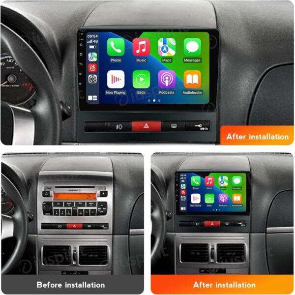 ANDROID autoradio navigatore per Fiat Idea Fiat Strada 2003-2012 Android Auto GPS USB WI-FI Bluetooth 4G LTE - immagine 7