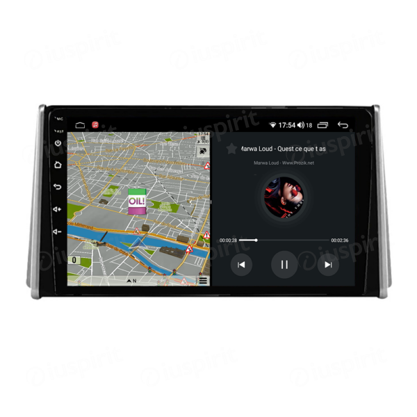 ANDROID autoradio navigatore per Toyota RAV4 RAV 4 2019-2020 CarPlay Android Auto GPS USB WI-FI Bluetooth 4G LTE - immagine 3