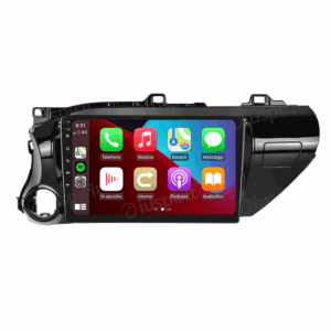 ANDROID autoradio navigatore per Toyota Hilux 2015-2020 CarPlay Android Auto GPS USB WI-FI Bluetooth 4G LTE