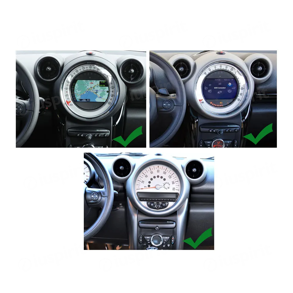 ANDROID autoradio navigatore per MINI COOPER R56 R60 2010-2016 CarPlay Android Auto GPS USB WI-FI Bluetooth 4G LTE - immagine 4