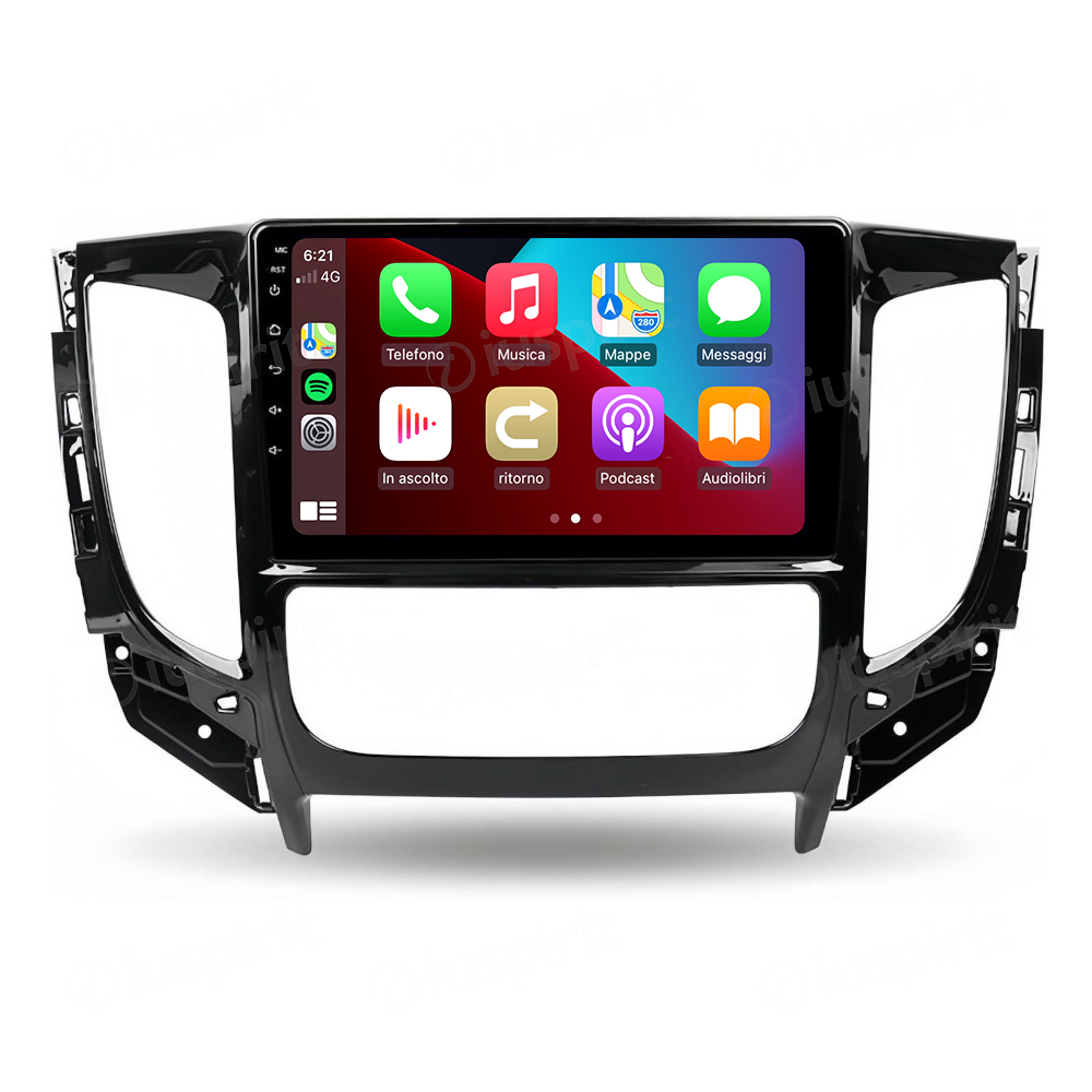 ANDROID autoradio navigatore per Mitsubishi L200 Fiat Fullback 2015-2018 CarPlay Android Auto GPS USB WI-FI Bluetooth 4G LTE