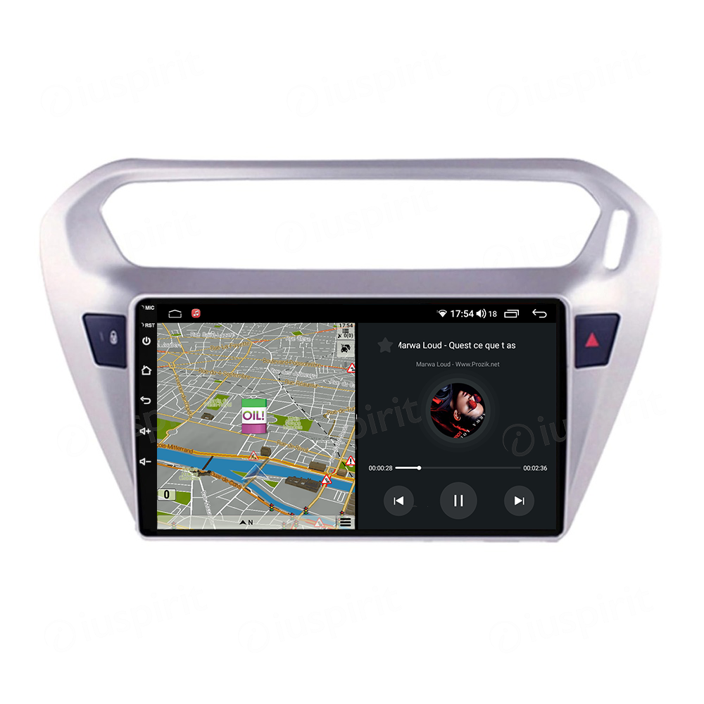 ANDROID autoradio navigatore per Peugeot 301 Citroen Elysee 2013-2017 Android Auto GPS USB WI-FI Bluetooth 4G LTE - immagine 4