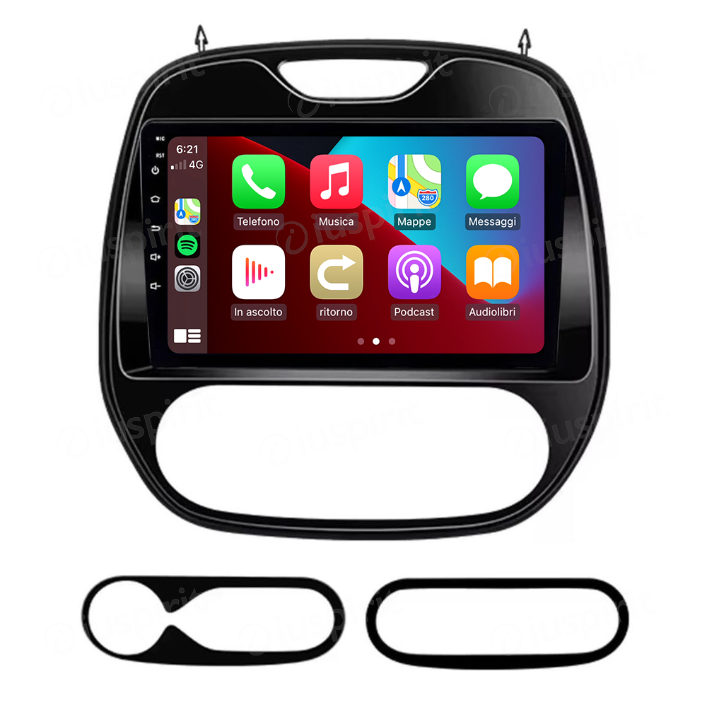 ANDROID autoradio navigatore per Renault Captur Samsung QM3 2017-2019 CarPlay Android Auto GPS USB WI-FI Bluetooth 4G LTE (Copia)